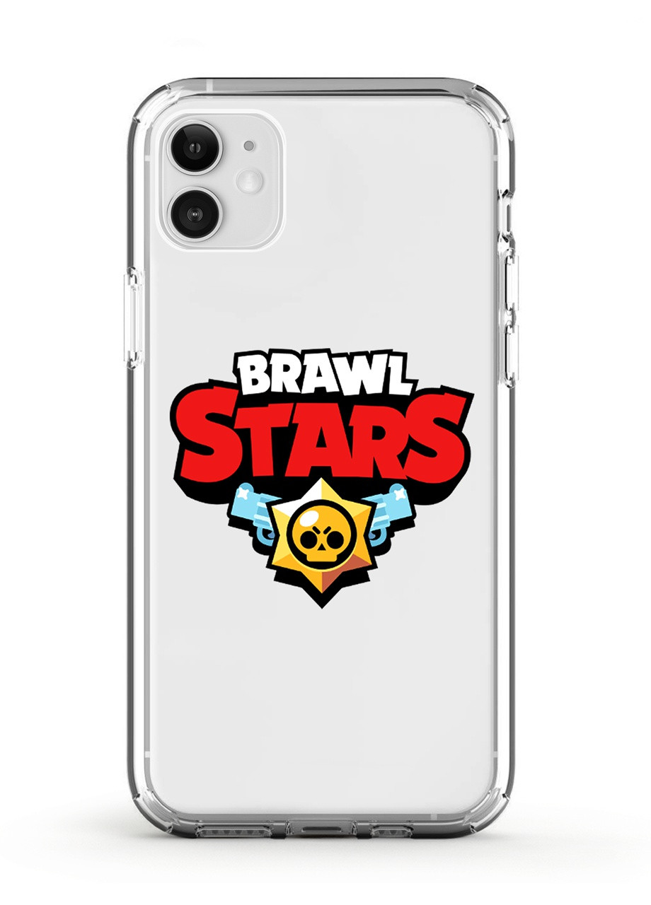 Чохол силіконовий Apple Iphone 11 Лого Бравл Старс (Logo Brawl Stars) (9230-1000) MobiPrint (219284543)