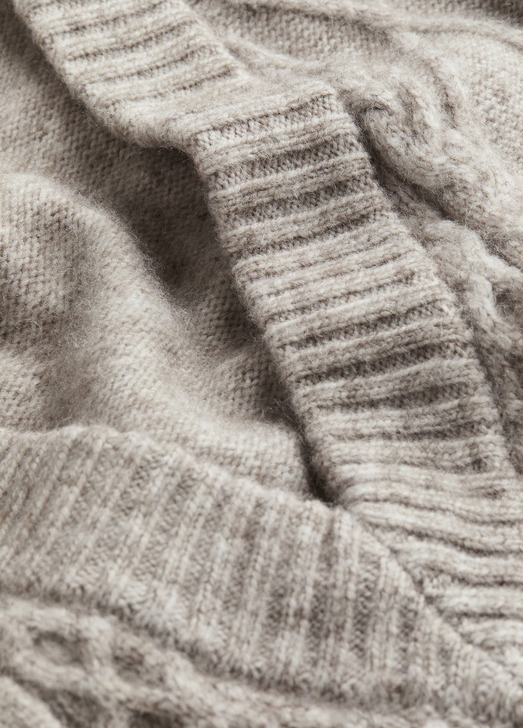 Светло-серый демисезонный пуловер пуловер H&M