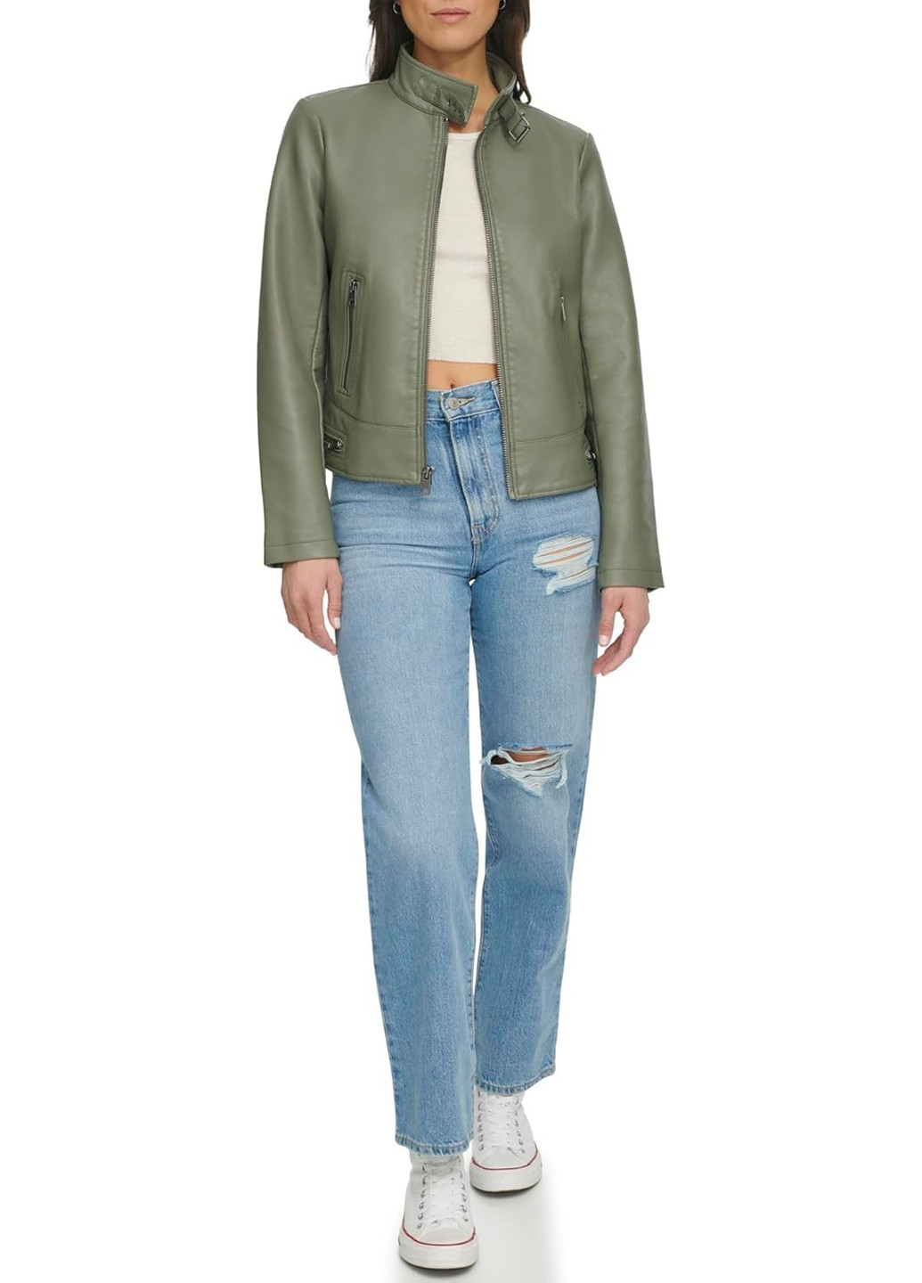 Зеленая демисезонная куртка Levi's