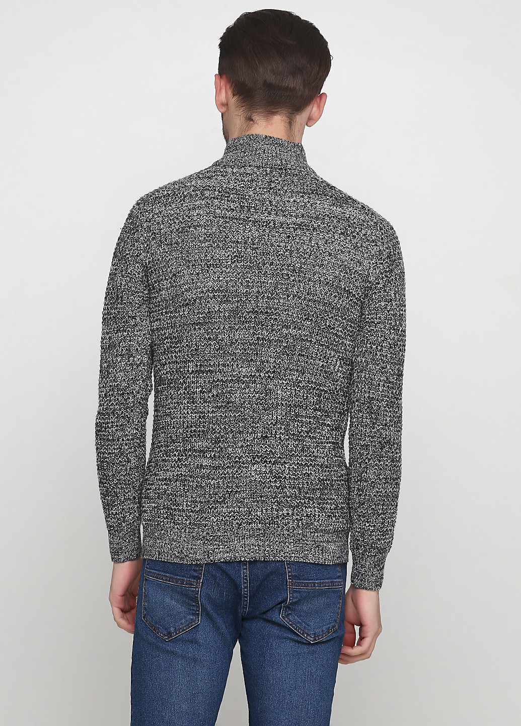 Серый демисезонный свитер Terranova