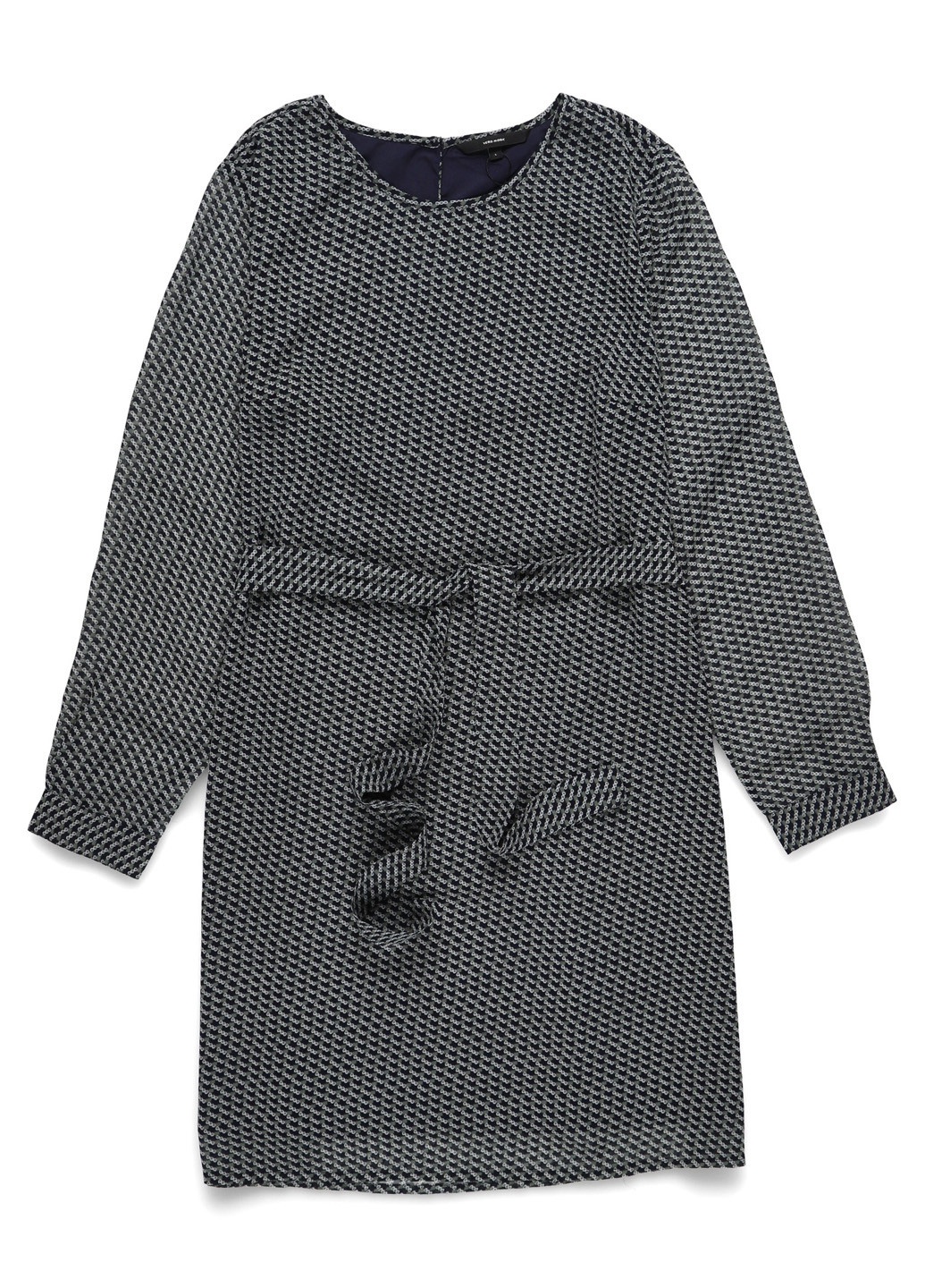 Синя кежуал сукня а-силует Vero Moda з візерунком "гусяча лапка"