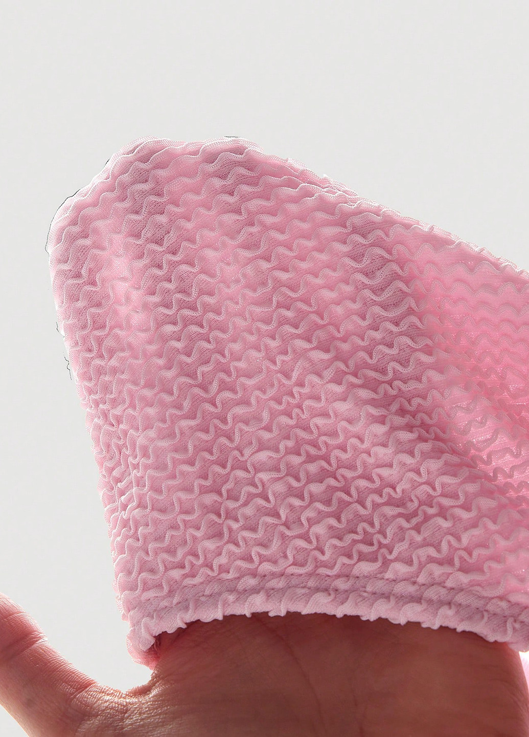 Светло-розовый летний купальник слитный SHEIN