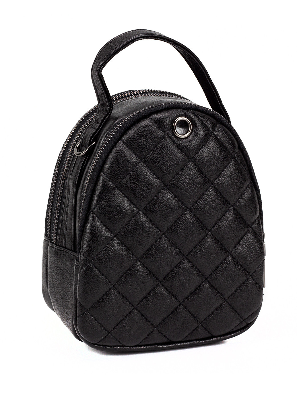 Женская небольшая сумка Corze AB14047 кросс боди чёрная кэжуал
