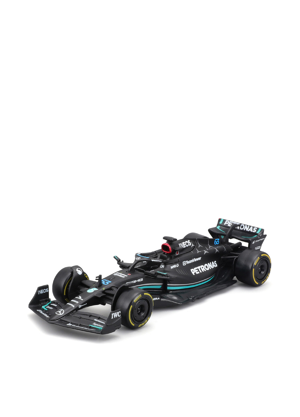 Автомодель Mersedes-AMG F1 W14 E Performance (1:43), 6,35х13,97х7 см Bburago (303498578)