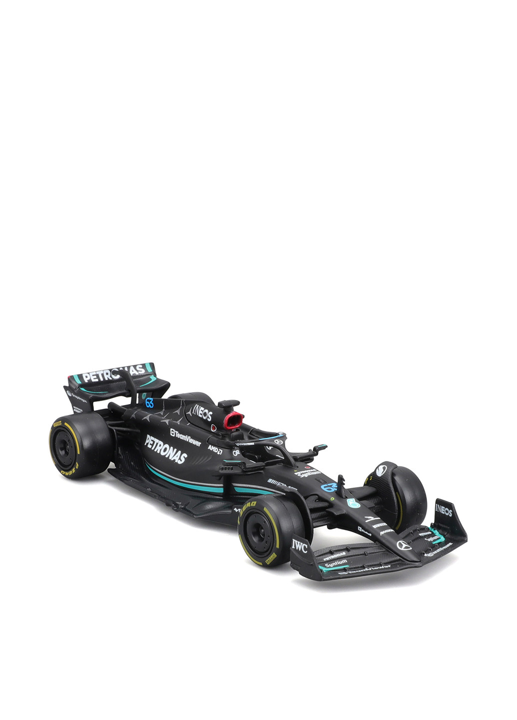 Автомодель Mersedes-AMG F1 W14 E Performance (1:43), 6,35х13,97х7 см Bburago (303498578)