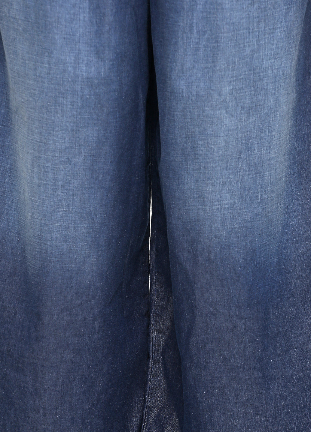 Штани United Colors of Benetton кюлоти однотонні сині джинсові бавовна