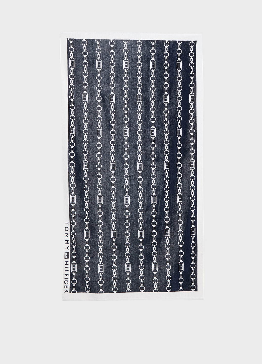 Полотенце, 99х180 см Tommy Hilfiger рисунок синий