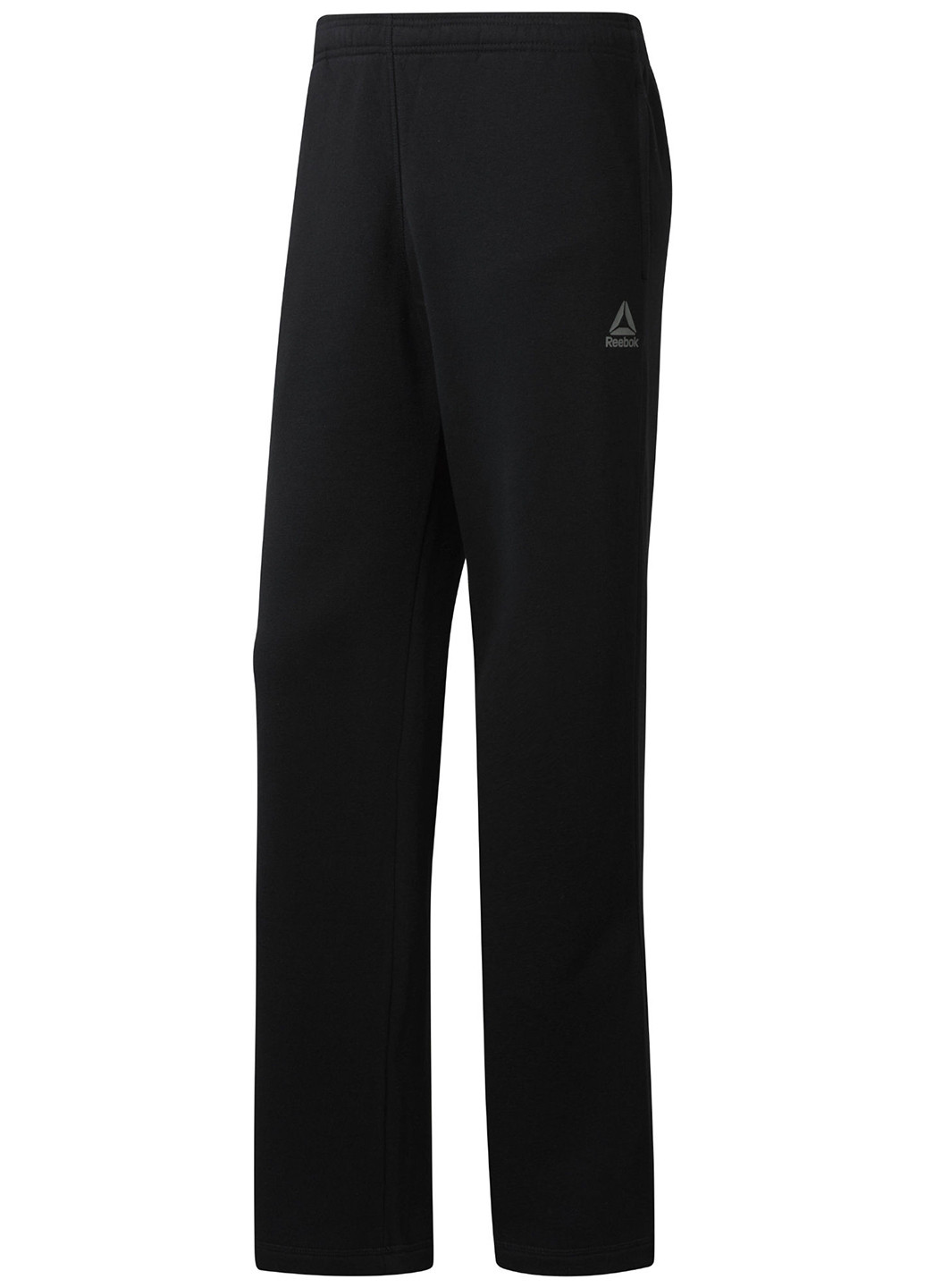 Черные спортивные демисезонные прямые брюки Reebok
