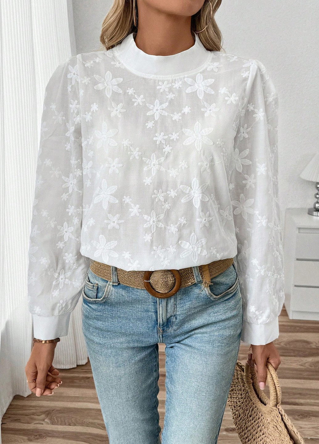 Белая блуза SHEIN