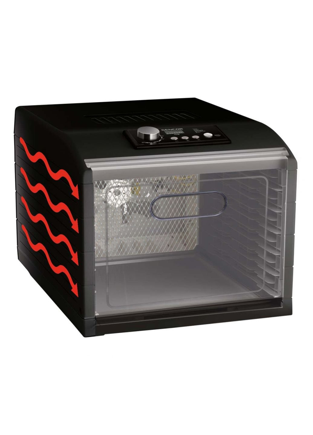 Сушка для овочів та фруктів Sencor SFD 6600BK (253442340)