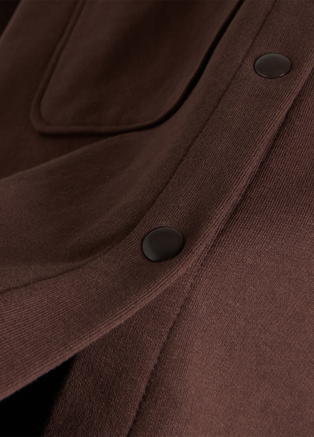 Темно-коричневая кэжуал рубашка однотонная Reserved