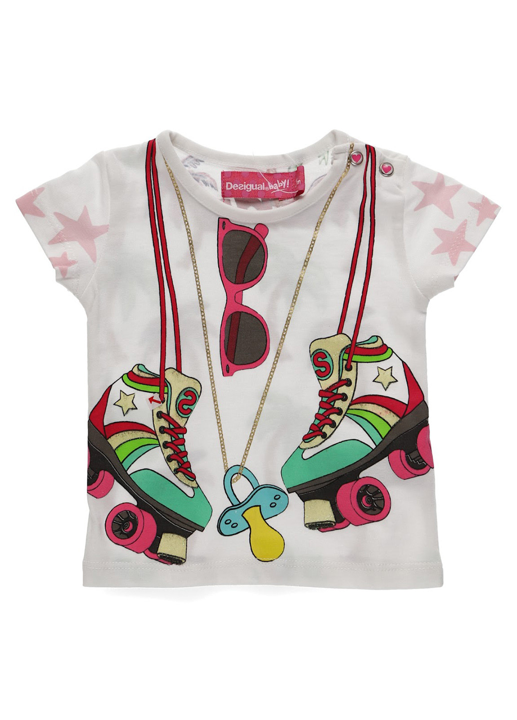 Біла літня футболка Desigual