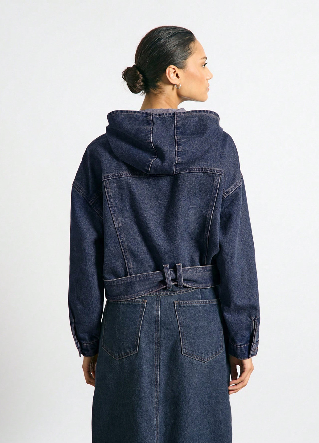 Синяя демисезонная куртка SHEIN