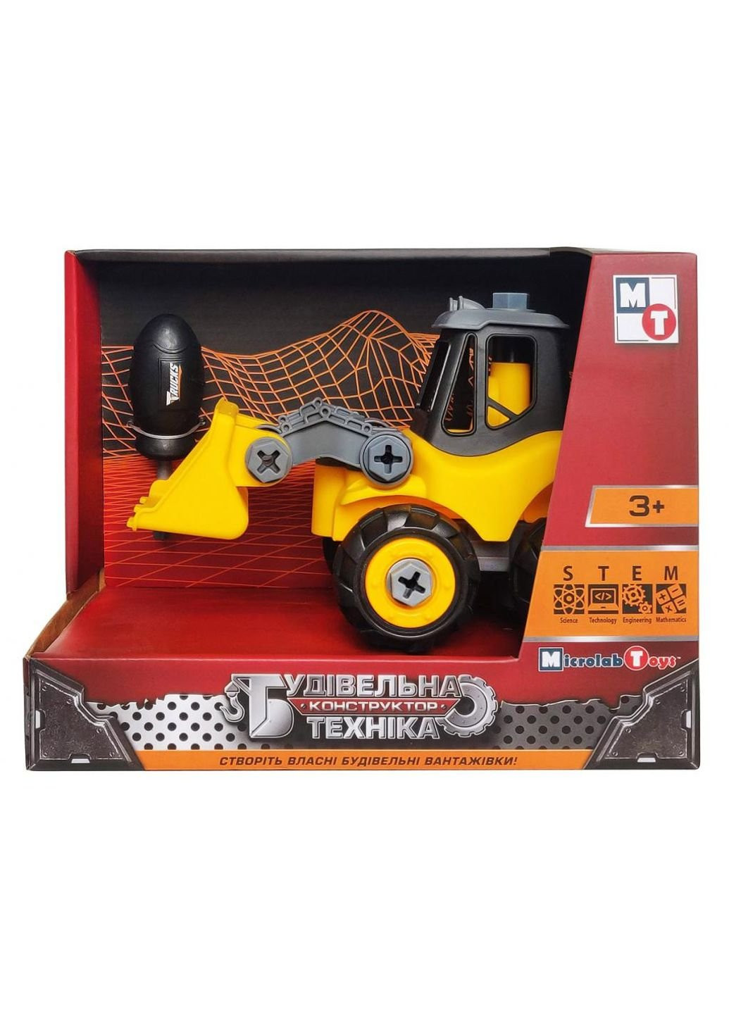 Конструктор Будівельна техніка - трактор (MT8910А) Microlab Toys строительная техника - трактор (198484232)