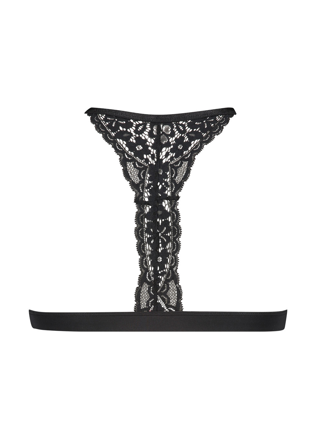 Чёрный бралетт бюстгальтер Hunkemoller без косточек полиамид