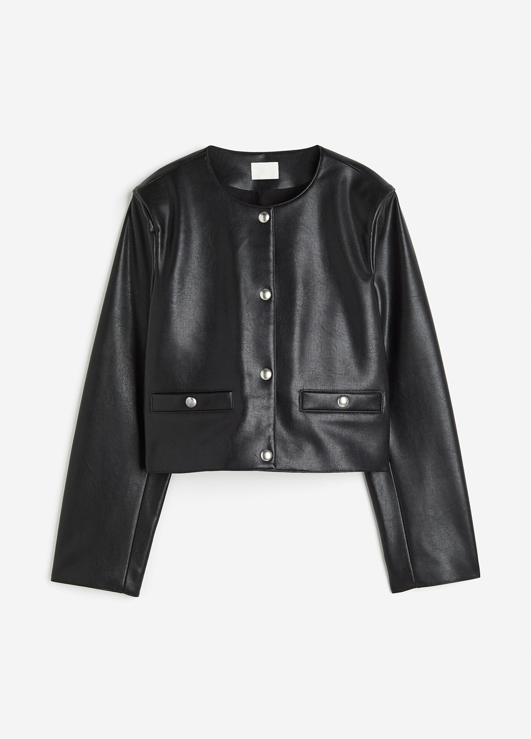 Чорна демісезонна куртка H&M