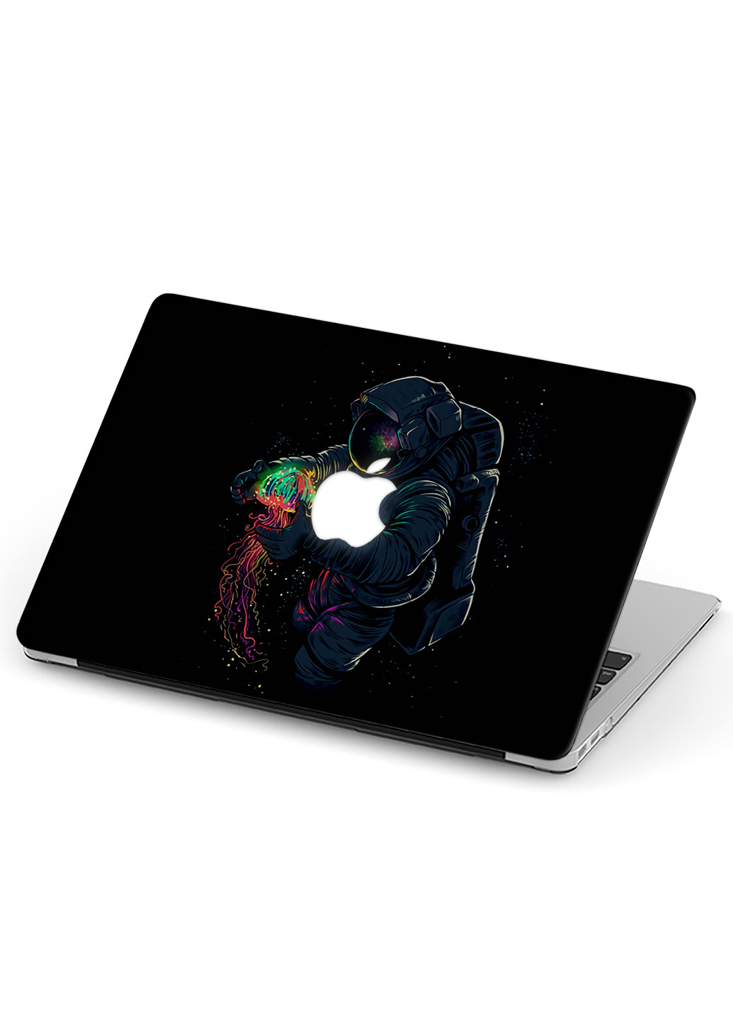 Чехол пластиковый для Apple MacBook Air 13 A1466 / A1369 Космонавт с яркой медузой (6351-2535) MobiPrint (218867487)