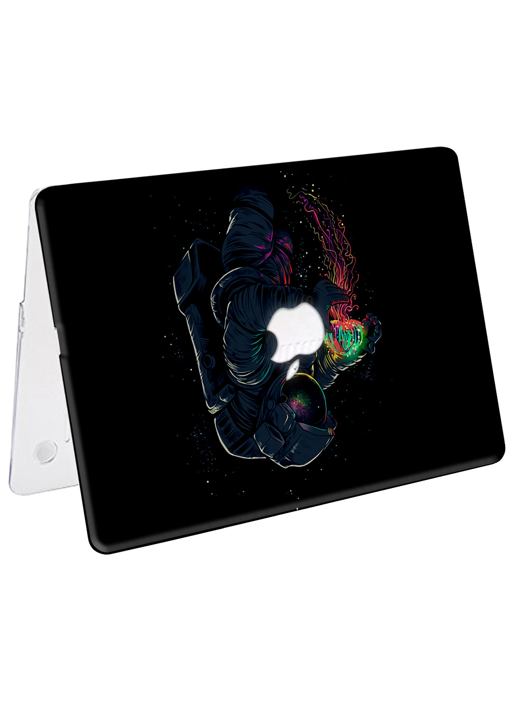 Чехол пластиковый для Apple MacBook Air 13 A1466 / A1369 Космонавт с яркой медузой (6351-2535) MobiPrint (218867487)
