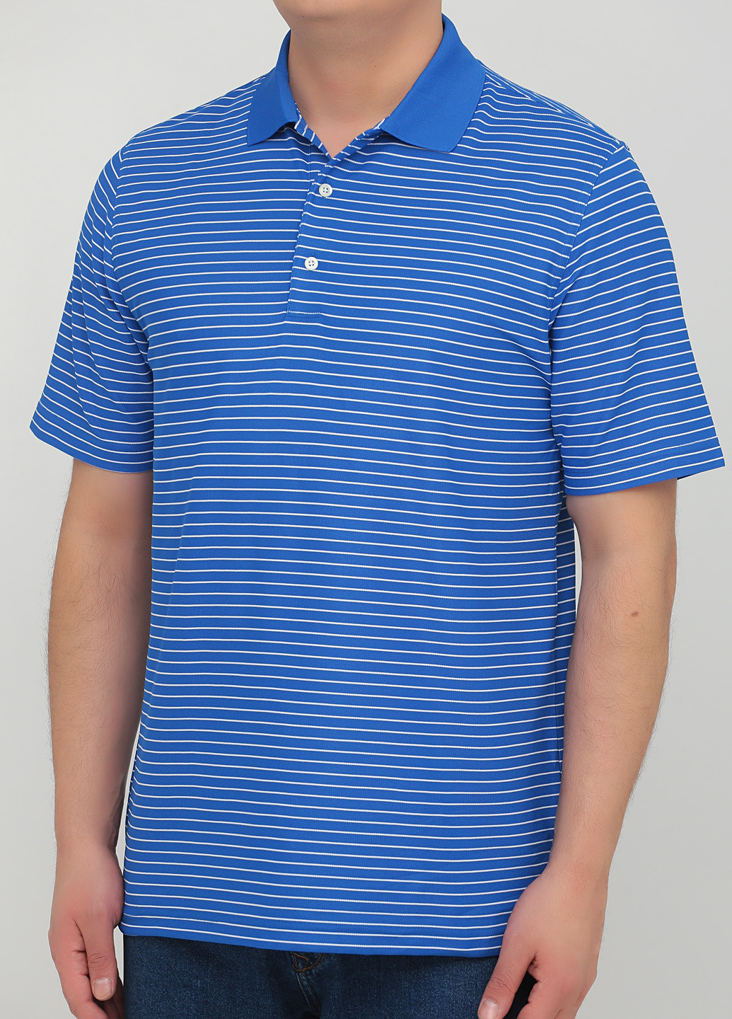 Синяя футболка-поло для мужчин Greg Norman в полоску