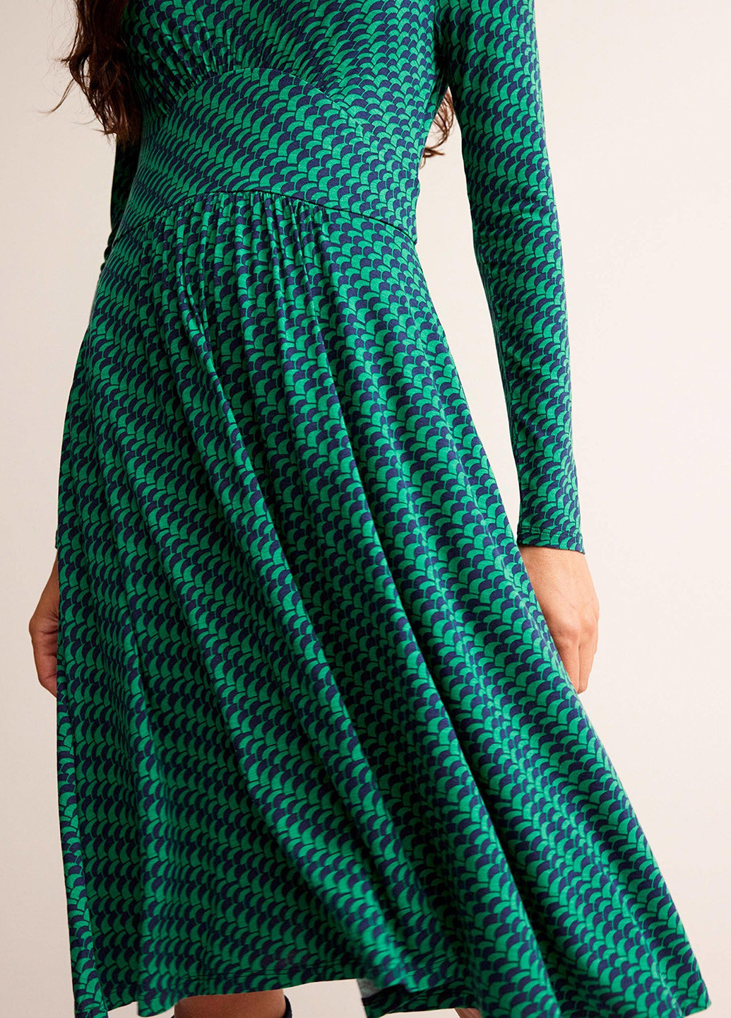 Зелена кежуал сукня Boden з геометричним візерунком