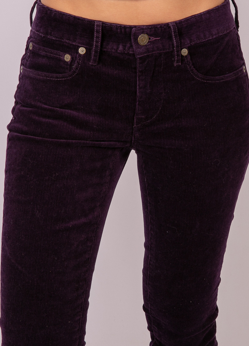 Фиолетовые кэжуал демисезонные зауженные брюки Ralph Lauren