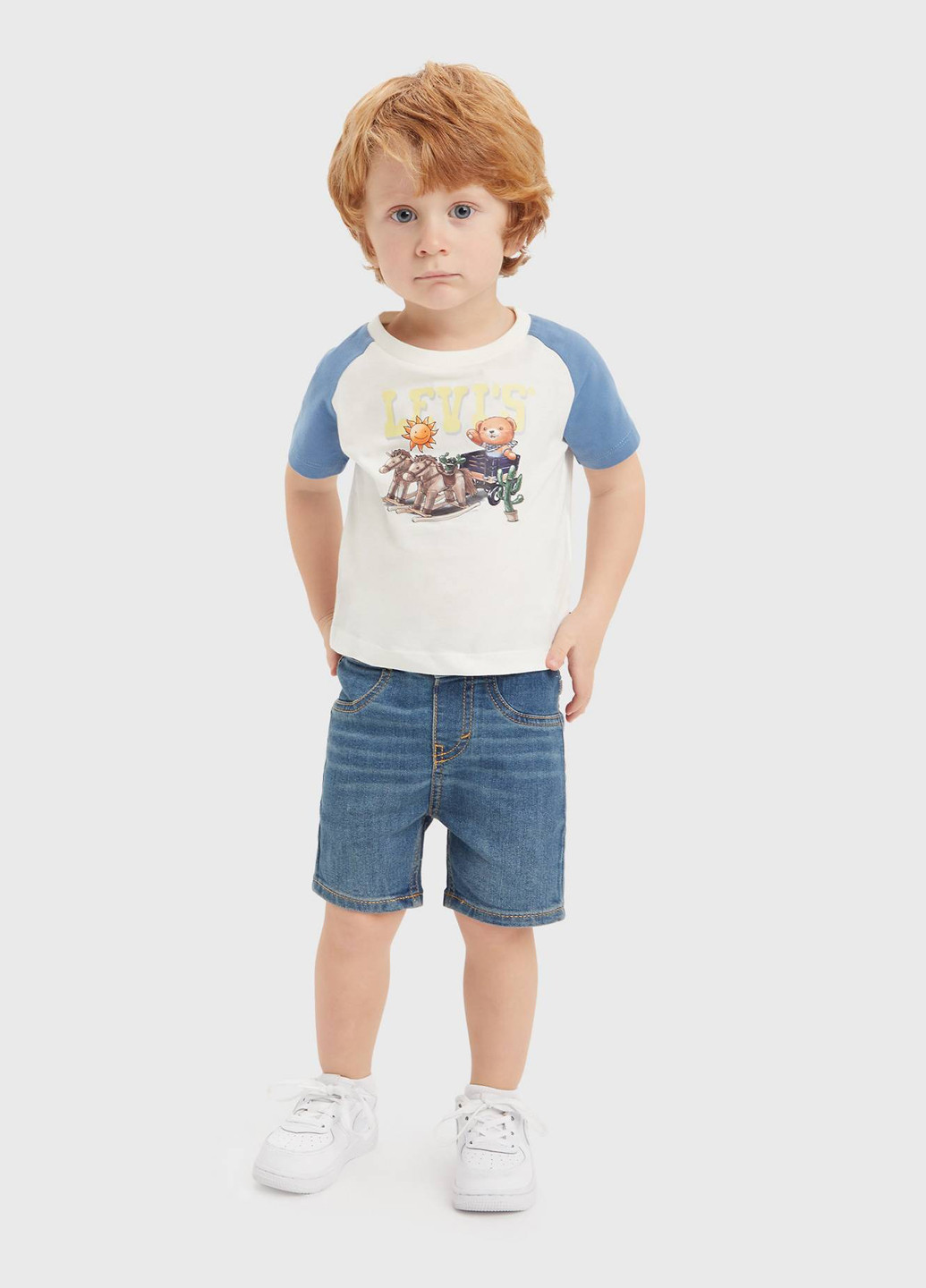 Комбінований літній комплект (футболка, шорти) Levi's