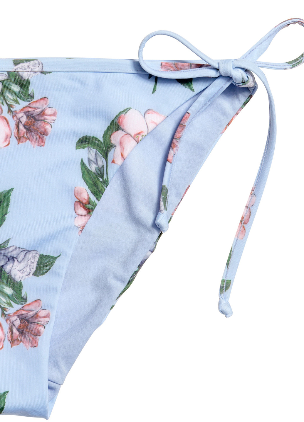 Голубой купальные трусики-плавки с цветочным принтом H&M