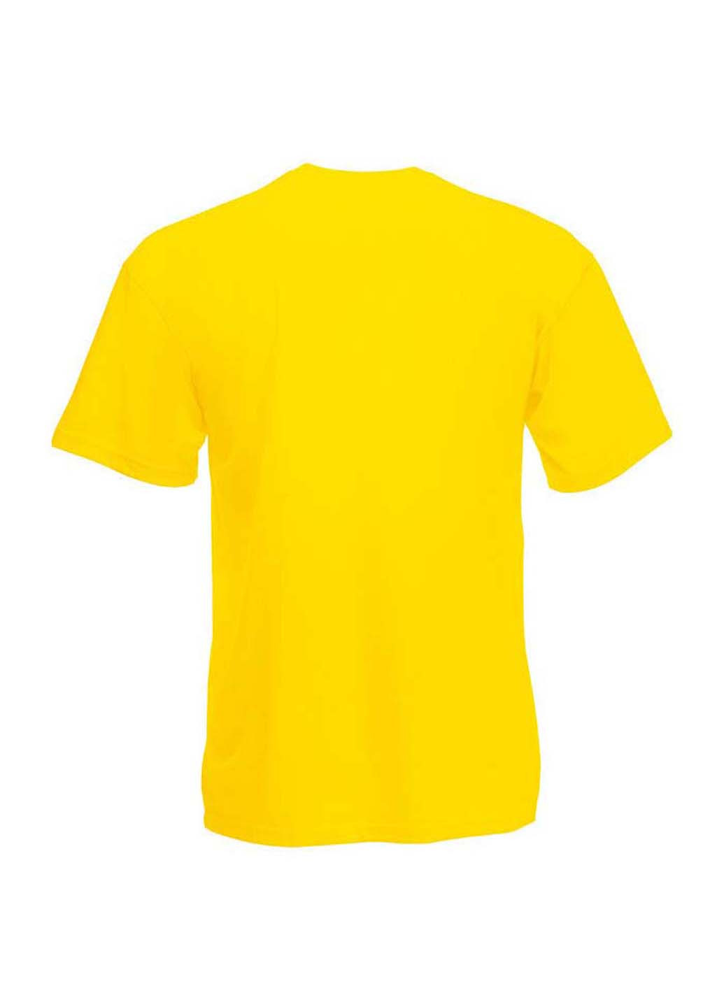 Жовта демісезонна футболка Fruit of the Loom D0610330K2164