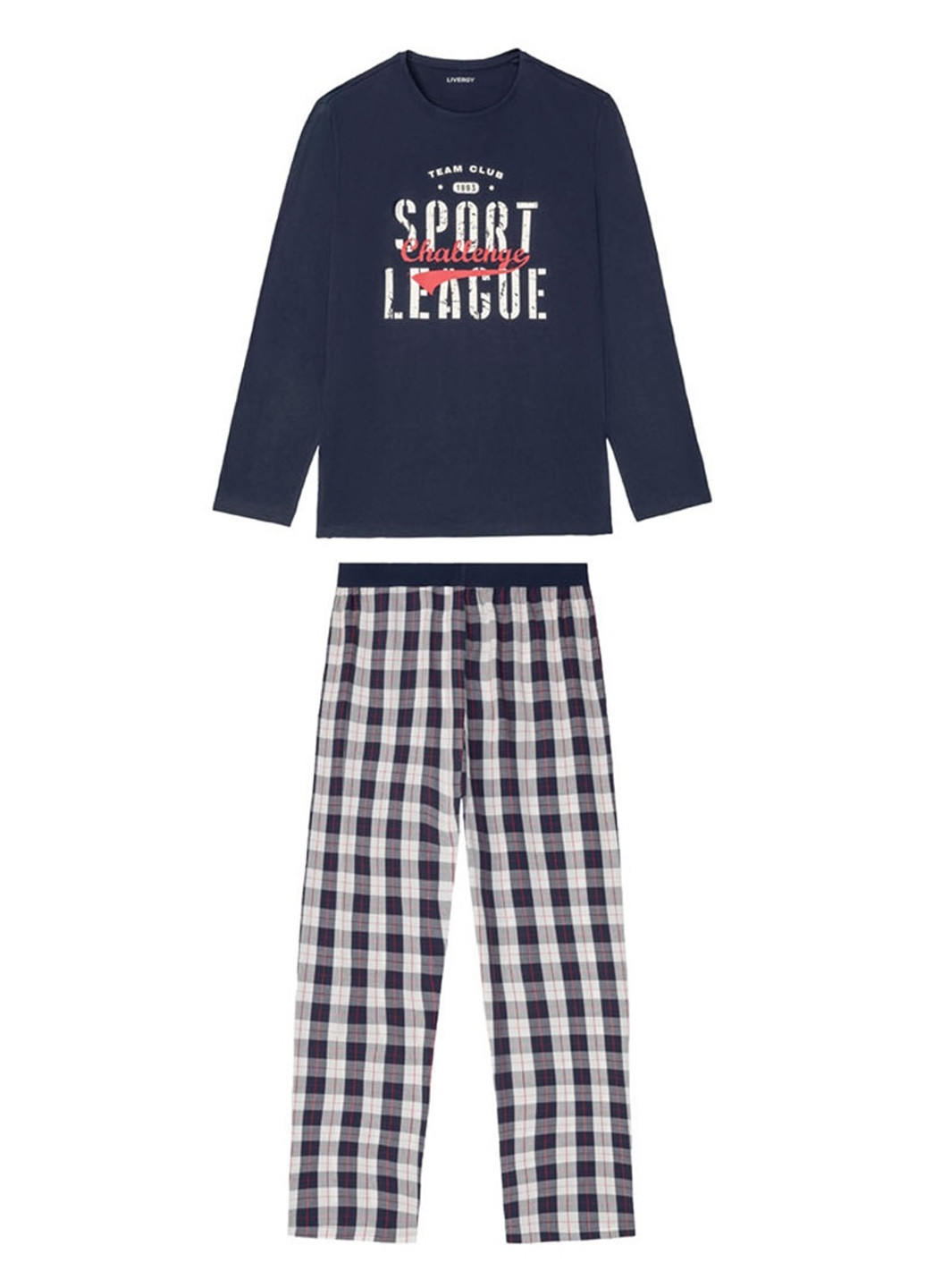 Пижама (лонгслив, брюки) Livergy (295549922)