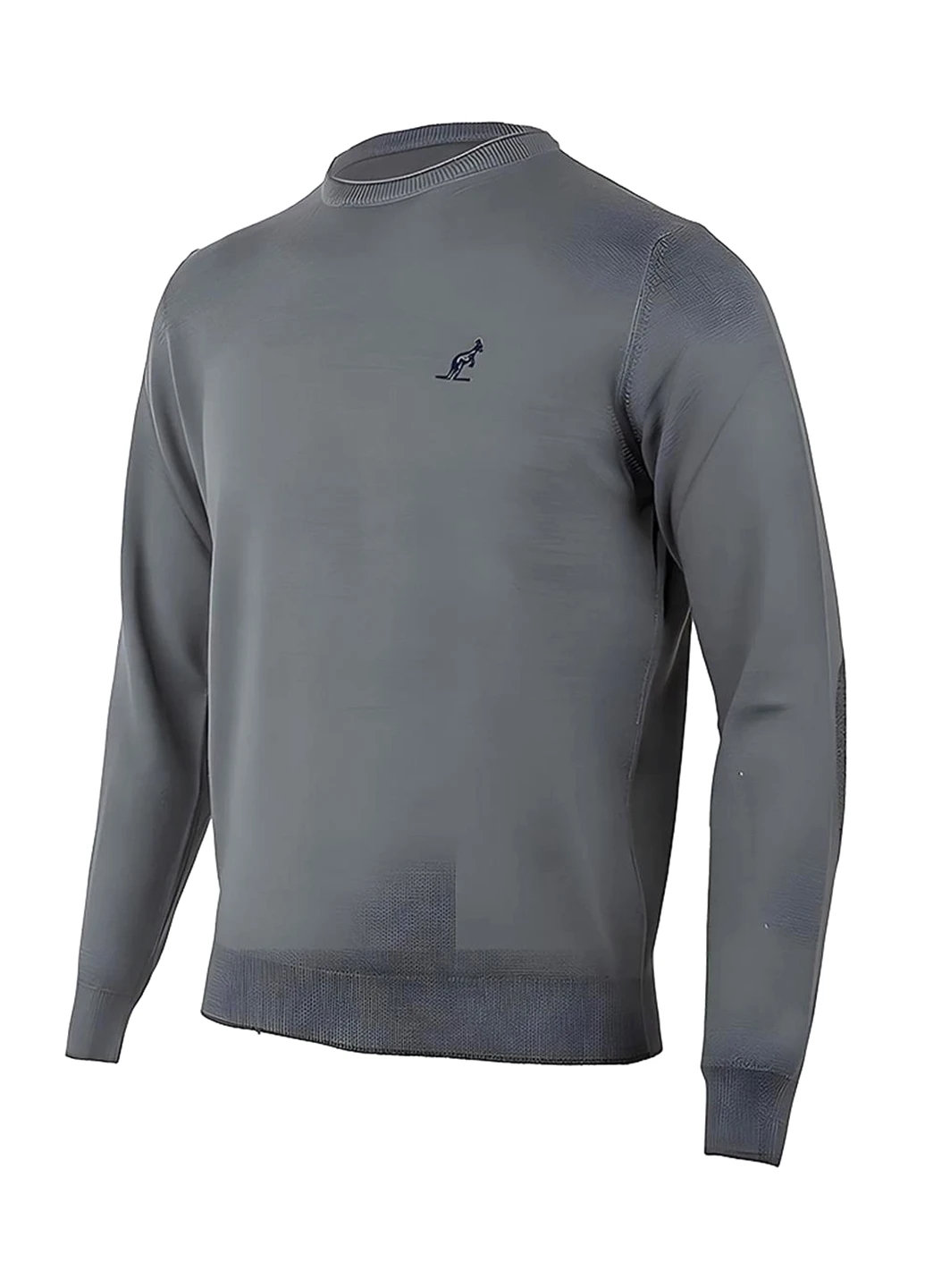 Сірий демісезонний джемпер lsuma0010-022 джемпер Australian Sweater Merinos Crewneck Grey