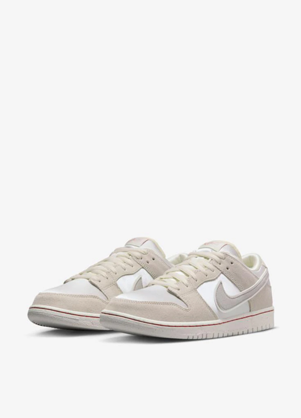 Светло-бежевые демисезонные кроссовки fz5654-100 Nike Sb Dunk Low Prm