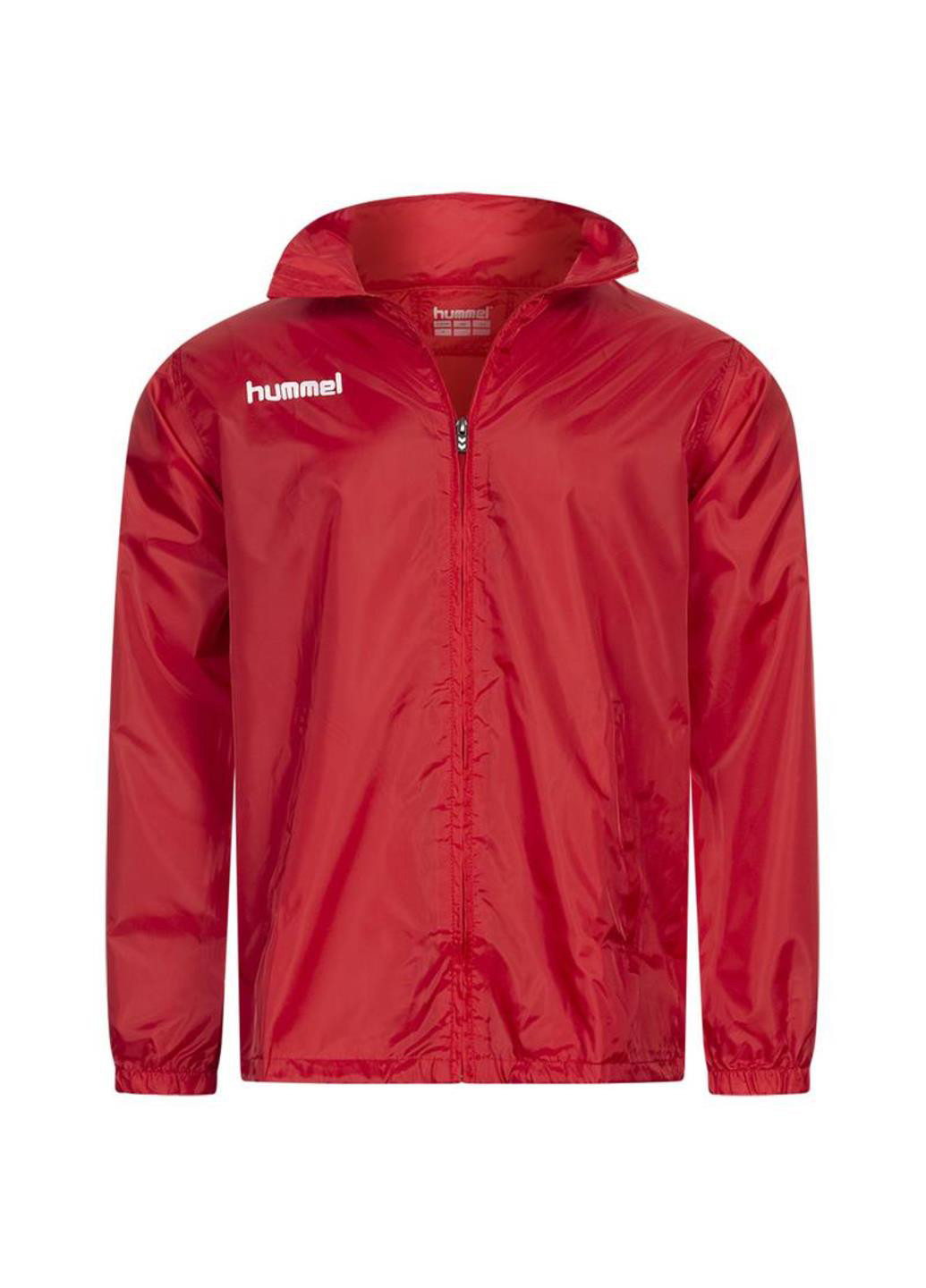 Красная демисезонная ветровка Hummel Essential