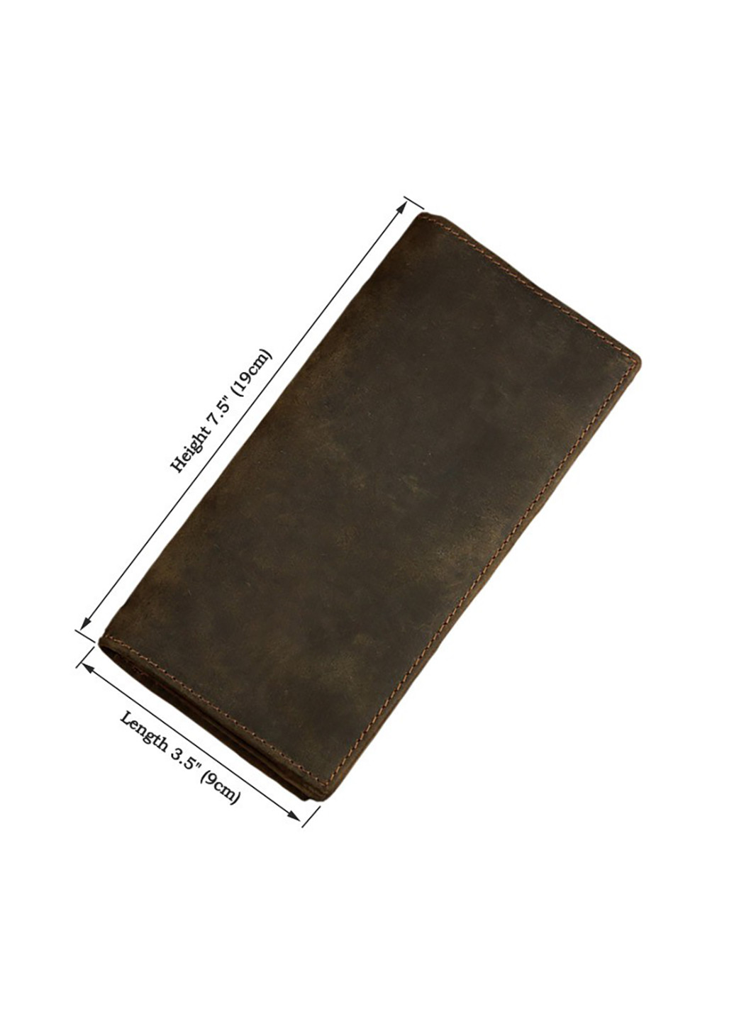Мужской кожаный кошелек 9х19 см Vintage (252133062)