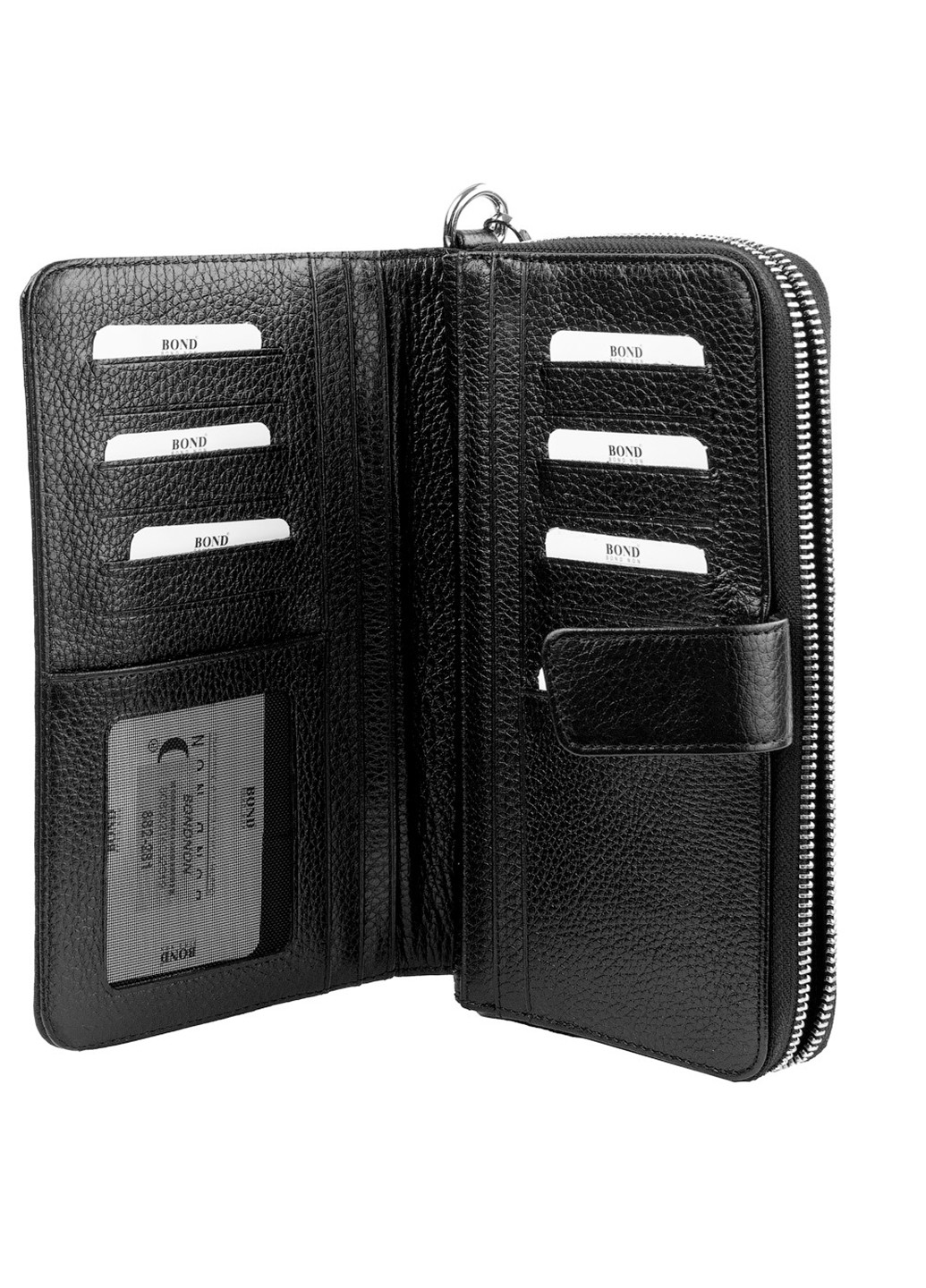 Чоловіча шкіряна борсетка-гаманець 13х21х3 см Bond (253027713)
