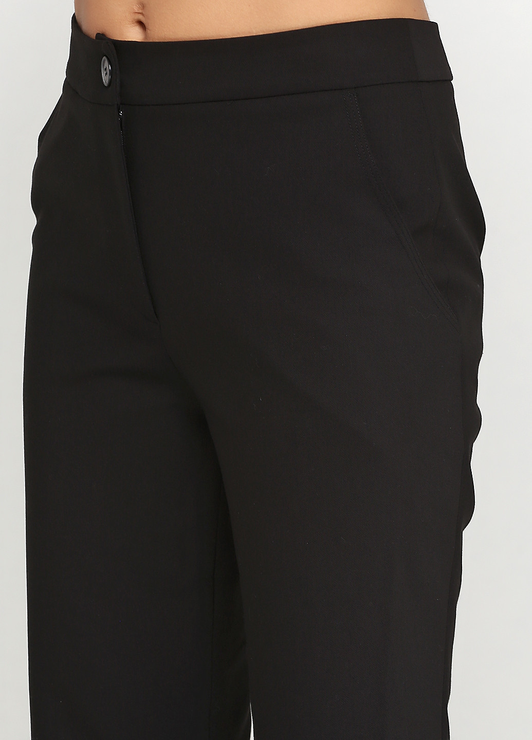 Черные классические демисезонные кюлоты брюки Lauren Vidal