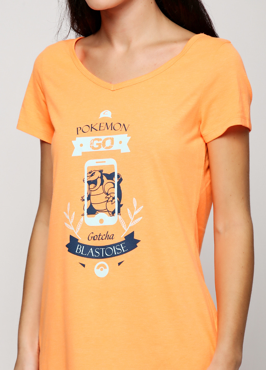 Оранжевая летняя футболка Assign
