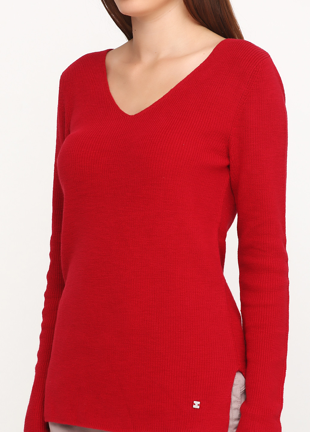 Красный демисезонный пуловер пуловер Street One