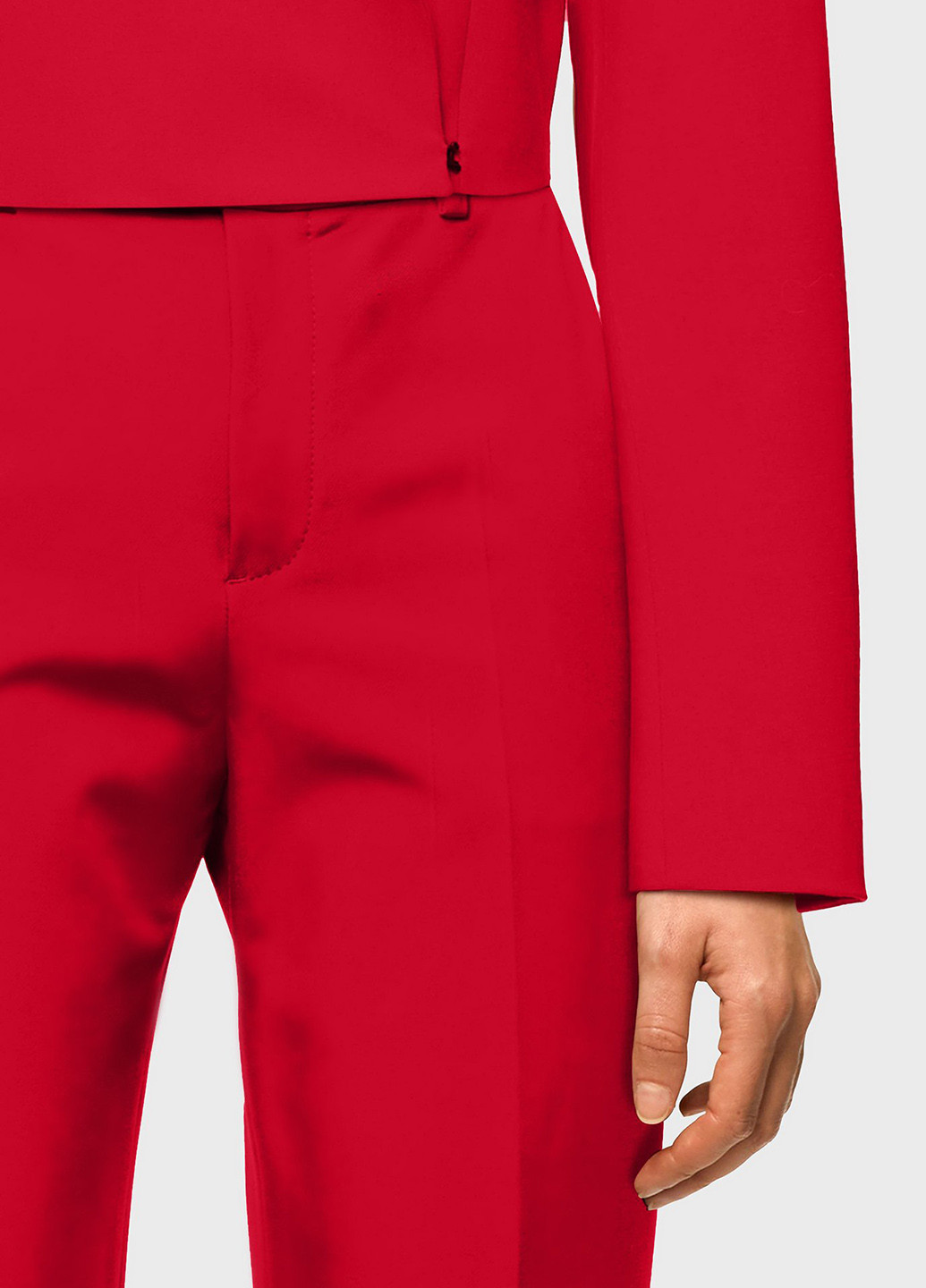 Красный женский жакет Drykorn однотонный - демисезонный