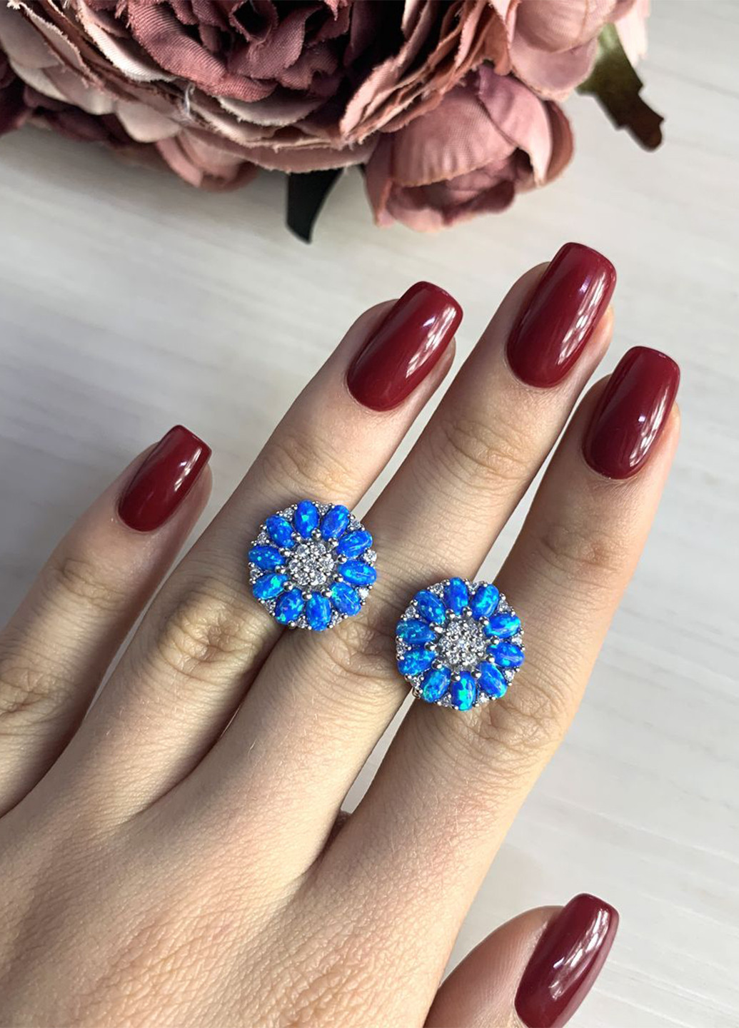 Сережки Silver Flame (191722511)