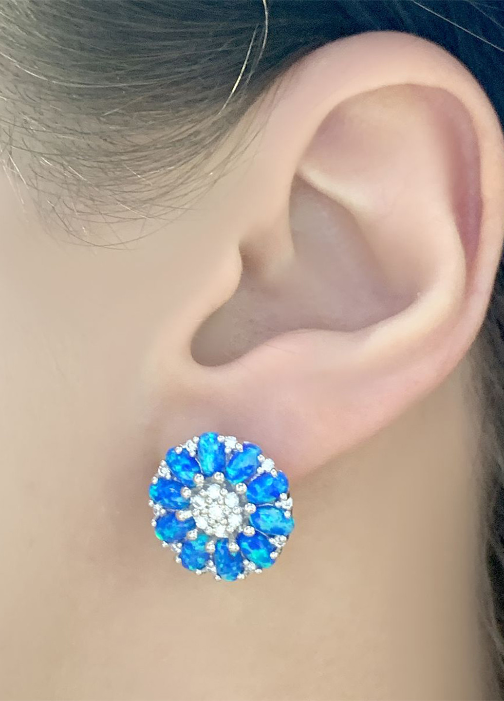 Сережки Silver Flame (191722511)