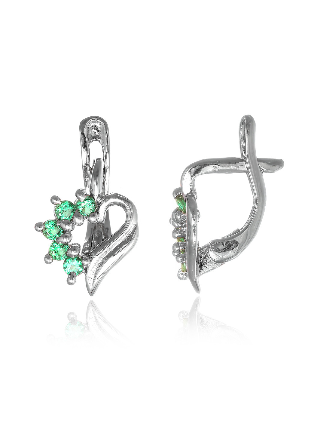 Серебряные серьги с фианитами с2фи/014 Silvex925 (201169619)