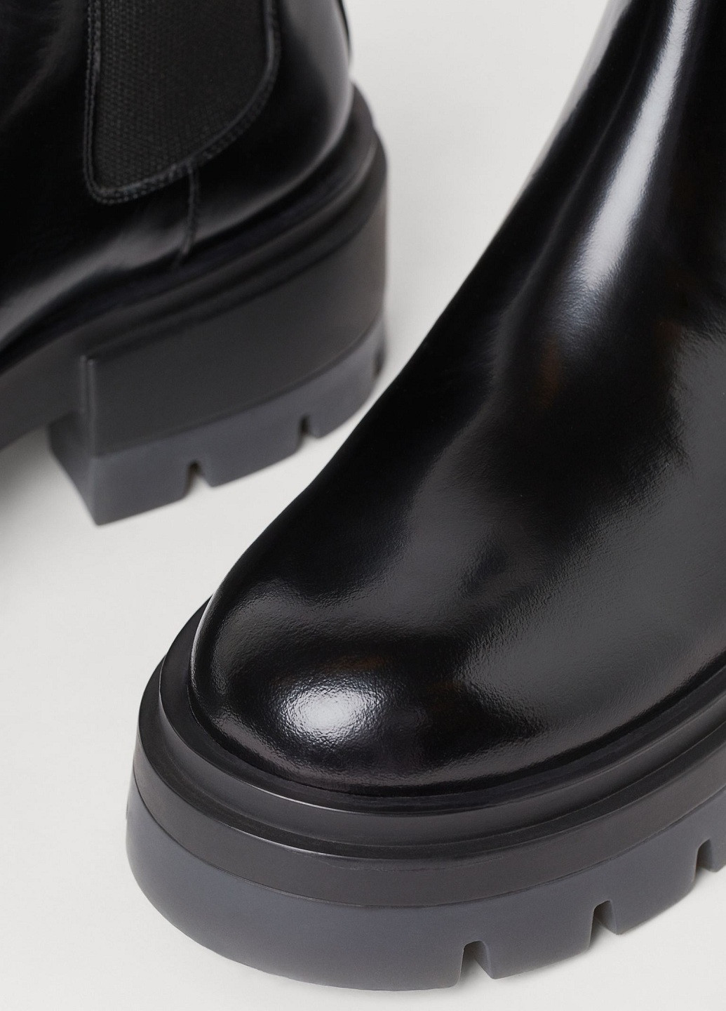 Осенние ботинки H&M из искусственной кожи