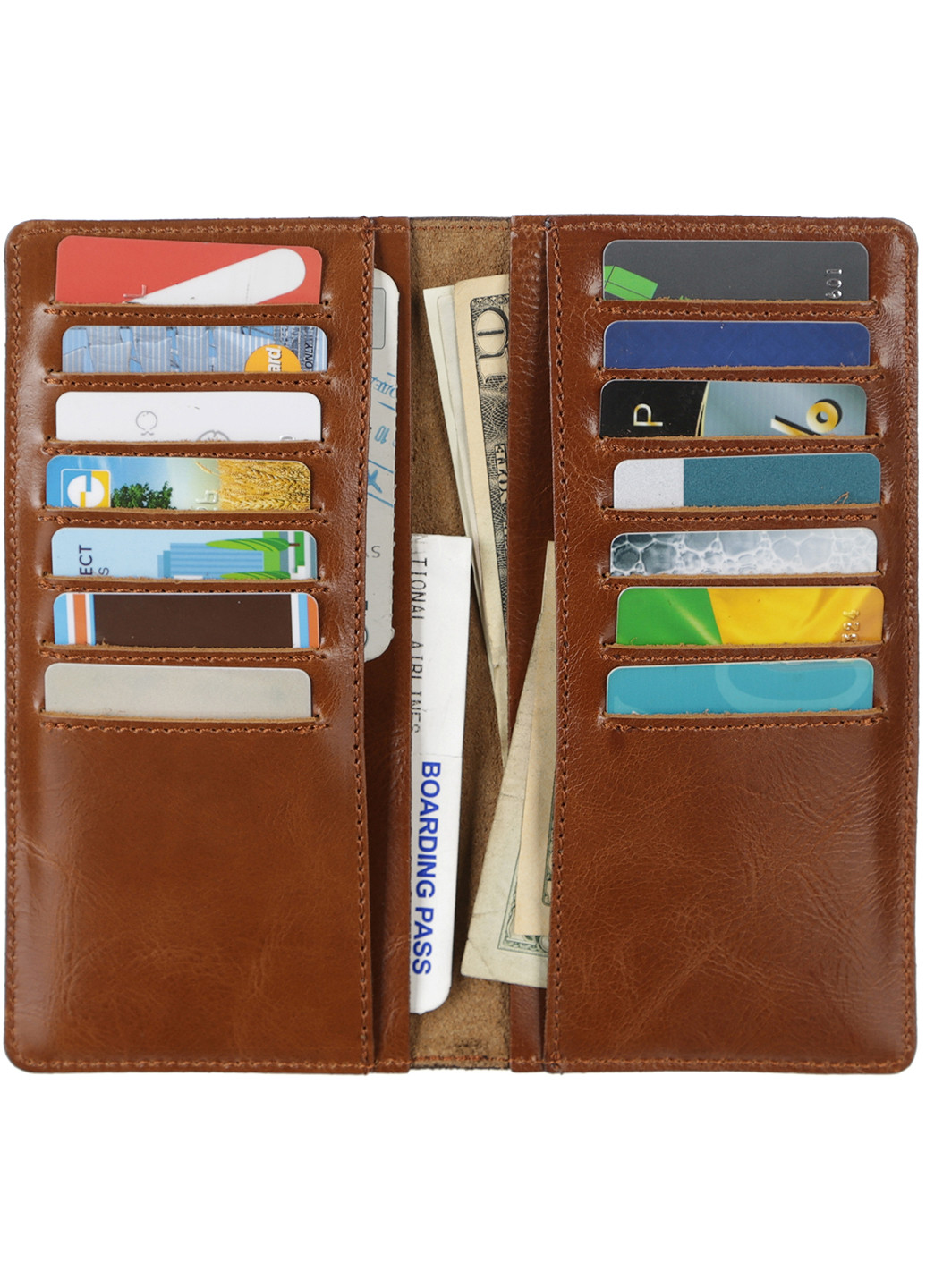 Мужской кожаный кошелек 8,5х17,5 см Shvigel (252129410)