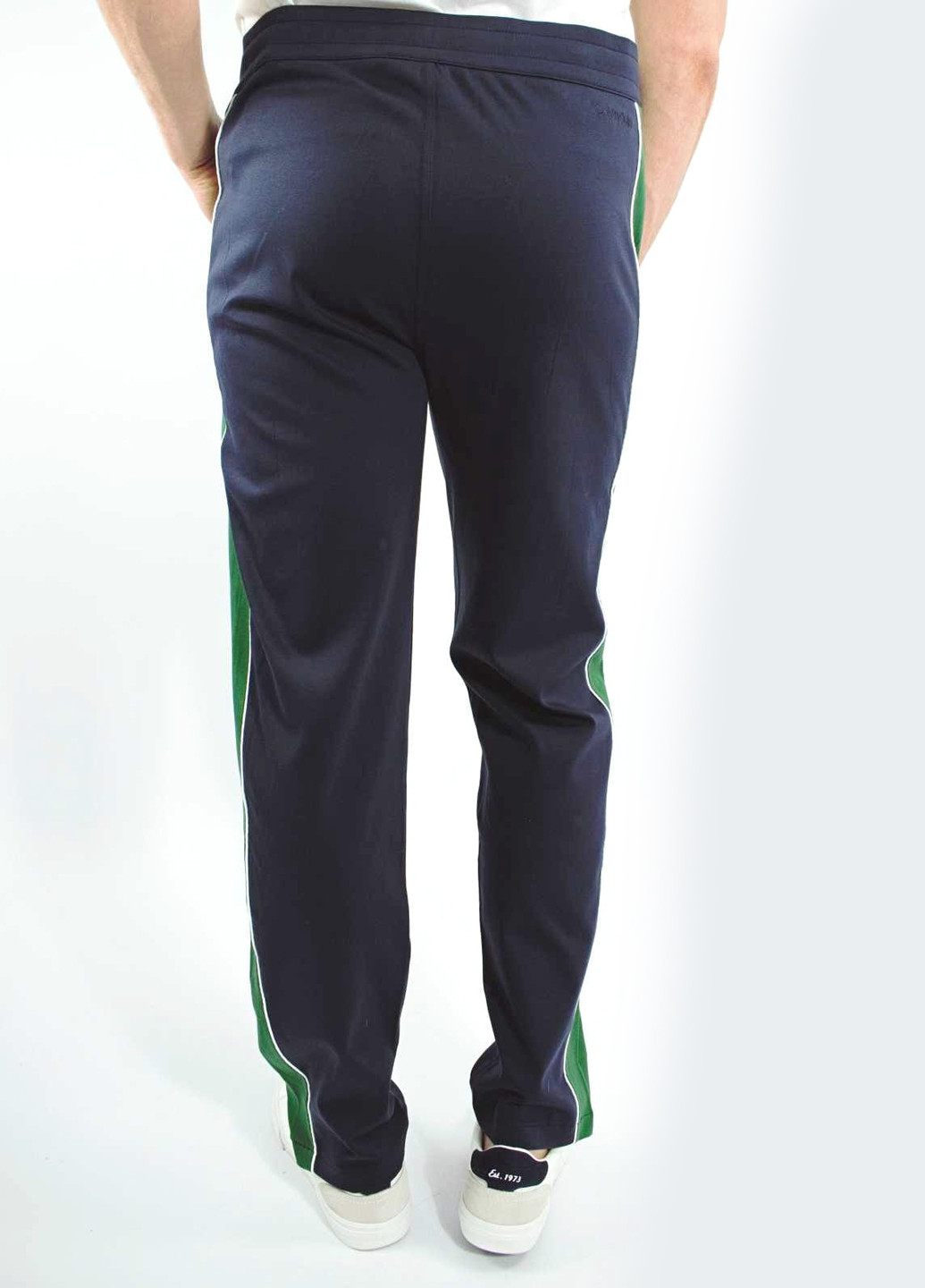 Темно-синие спортивные демисезонные зауженные брюки Calvin Klein