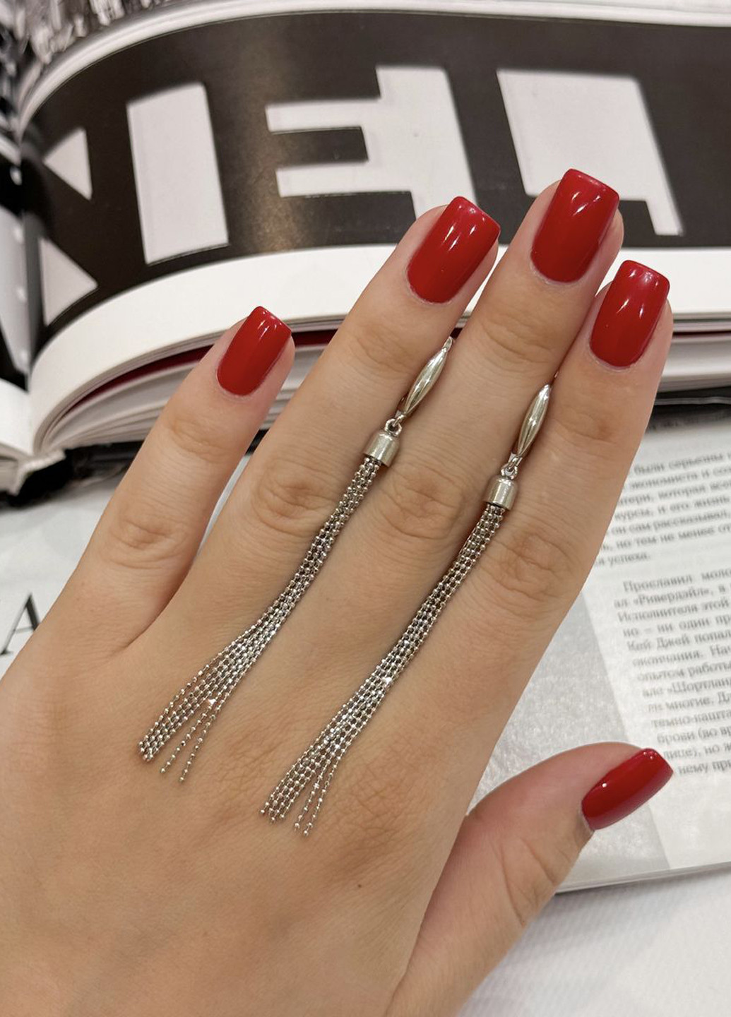 Серьги Silver Flame (307258550)