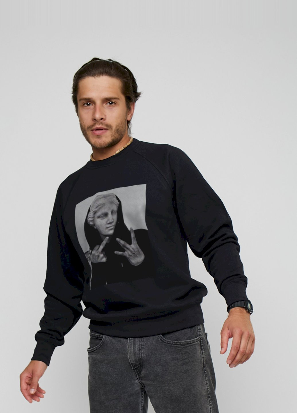 Чорний світшот YAPPI (198688734)