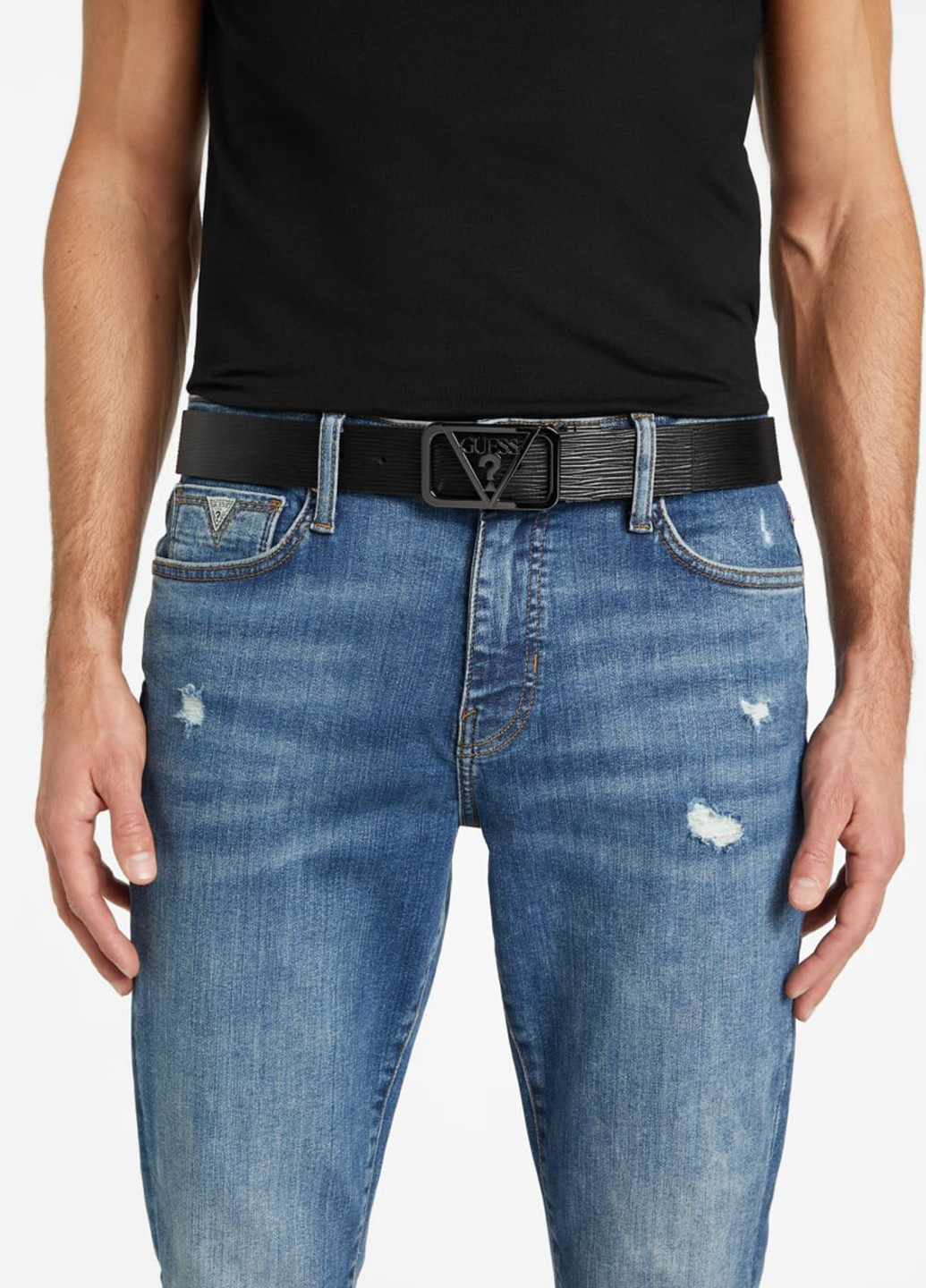 Ремень двусторонний Guess (322763461)