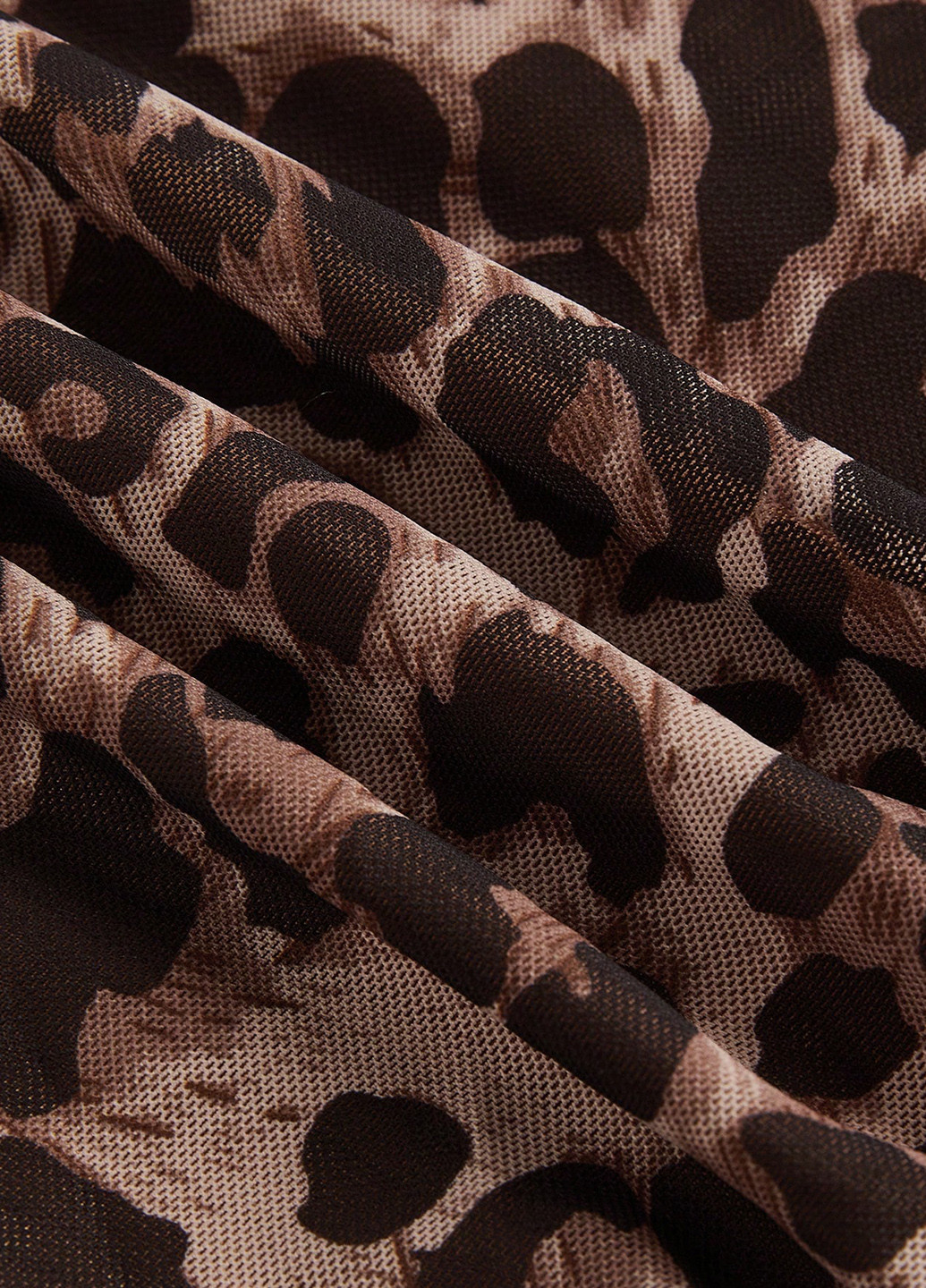 Коричнева кежуал сукня силуетна SHEIN леопардовий