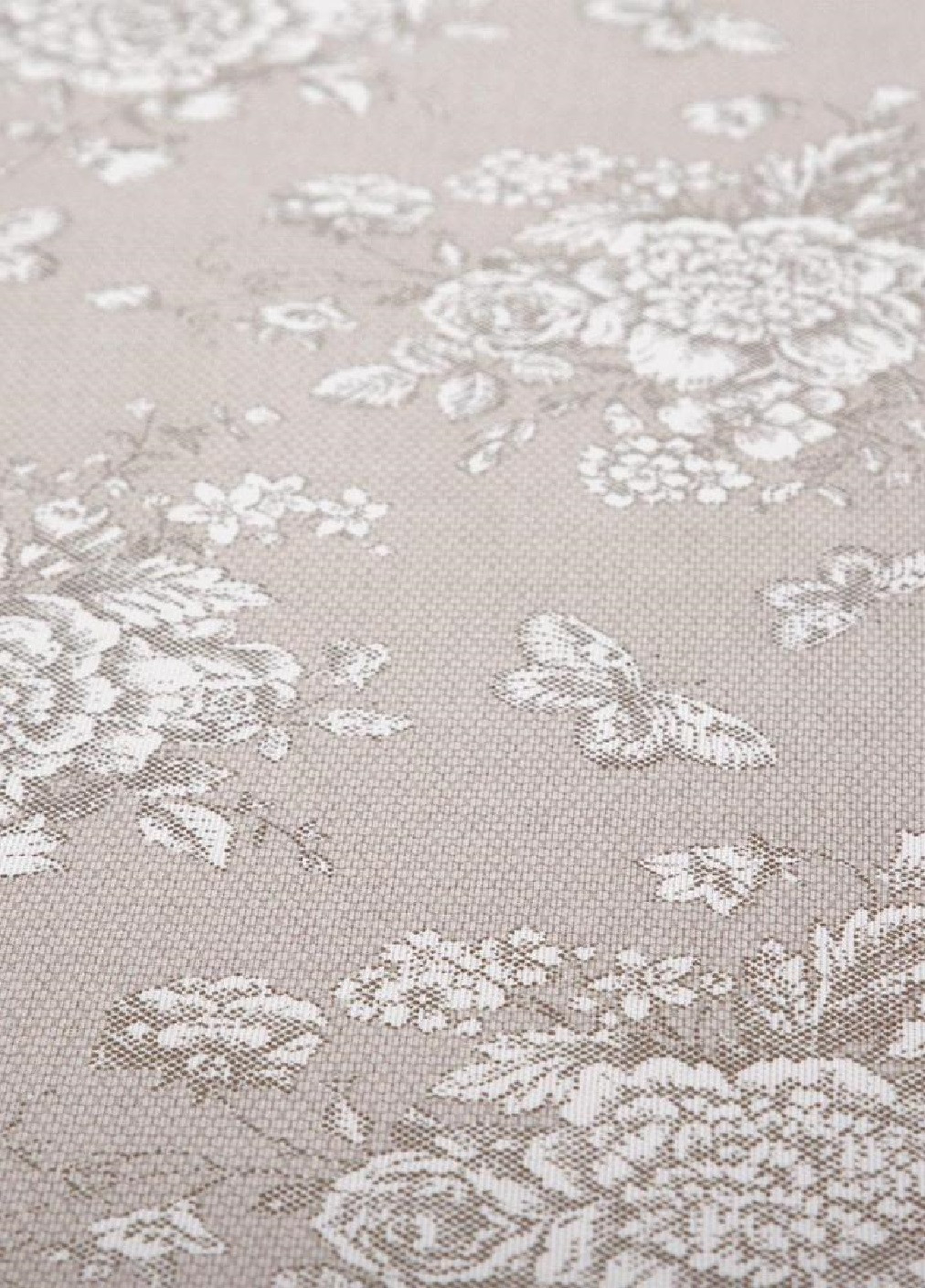 Скатерть накидка на обеденный стол льняная хлопковая с узором 150х180 см (473461-Prob) Unbranded (254793587)