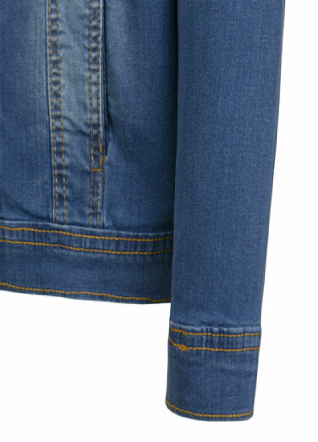 Голубая демисезонная джинсовая куртка для девочки Endo D03A010